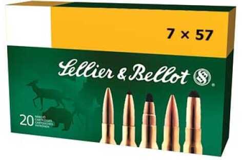 Model: Rifle Caliber: 7X57 Grains: 140Gr Type: Soft Point Units Per Box: 20