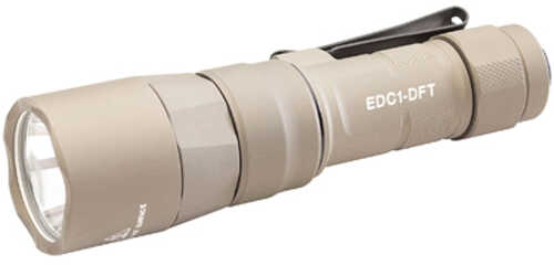 Surefire Everyday Carry Light (EDC-1-DFT) Dual-Fuel Turbo Flashlight 650 Lumens Anodized Finish Tan DC1-DFT-TN