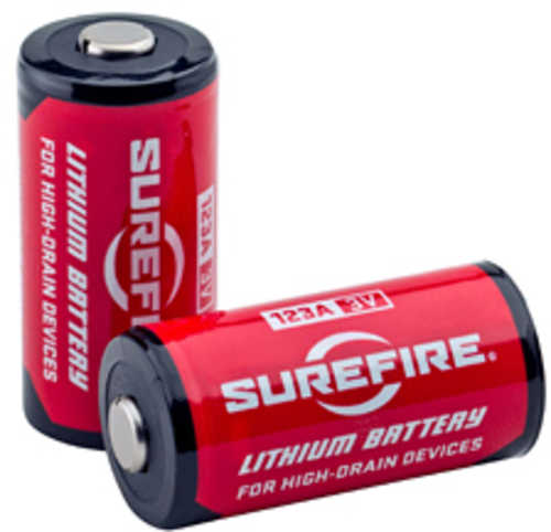 Surefire Fishbowl Battery Display CR123A Lithium 65 Pairs Red SF2-SW-BULK
