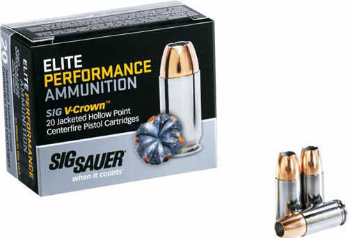 40 S&W 20 Rounds Ammunition Sig Sauer 180 Grain Hollow Point