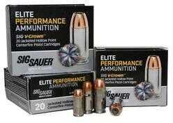 45 ACP 20 Rounds Ammunition Sig Sauer 200 Grain Jacketed Hollow Point