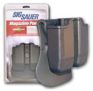 Sig Sauer Double Mag Pouch Black P220 & 1911 Magazines Polymer MAGP-DBL-220-BLK