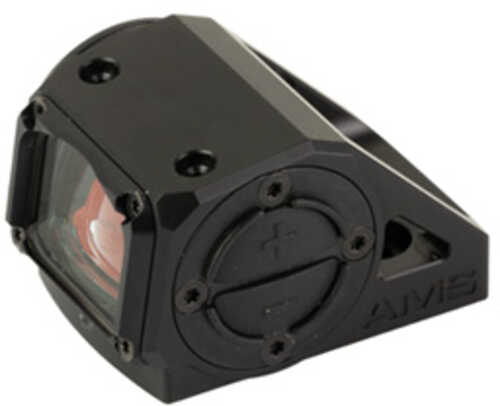 Shield Sights Advanced Mini Sight Red Dot Sight Non Magnified Shield Footprint 4 MOA Dot Matte Finish Black AMS-4MOA