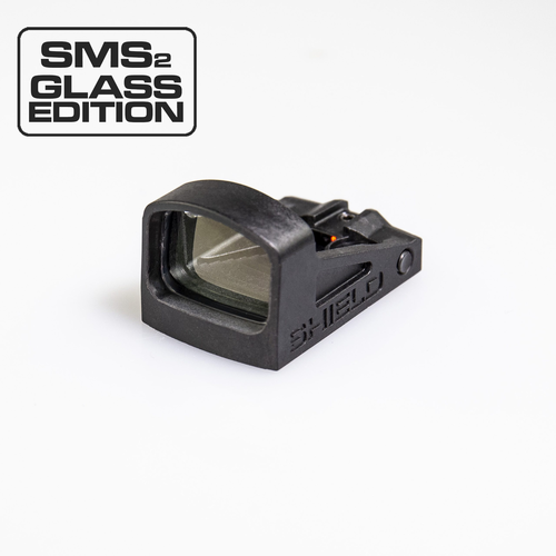 Shield Sights Shield Mini Sight Glass Edition Red Dot Sight Non Magnified Sms Footprint 2 Moa Black Sms-2moa-poly
