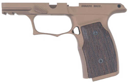 Sharps Bros. Grip Module Fits Sig P365/xl/x/x Macro With No Manual Safety Anodized Finish Flat Dark Earth Includes Wenge
