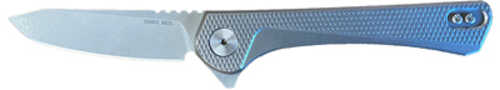 Sharps Bros. Meanstreak Folding Knife 3.5" Drop Point Blade Plain Edge 8.375" Overall Length Stonewash Finish CPM MagnaC