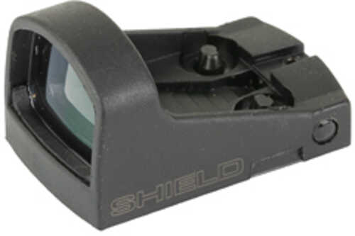 Shield Sights SMS Mini Red Dot Sight Non Magnified Shield RMSc Footprint 8 MOA Red Dot Polymer Construction Black SMS-8M