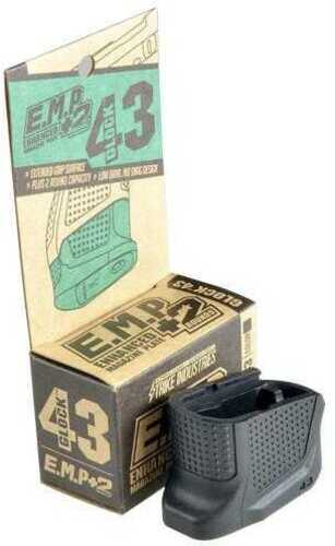 Strike Industries Enhanced Magazine Plate for Glock 43 +2 Black SI-EMP-G43