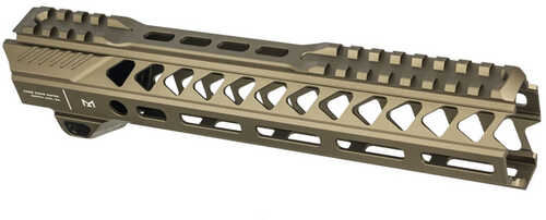 Strike Industries Rail M-lok Handguard Fits Ar15 10" Anodized Finish Flat Dark Earth Si-strikerail-10-fde