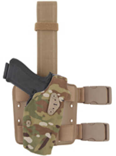 Safariland Fork Tactical Holster Right Hand MultiCam Fits Glock 17 22