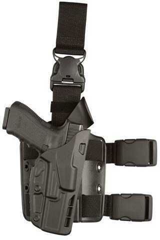 Safariland Model 7TS ALS Tactical Holster with Quick Release Fits S&W M&P 9/40 4" Right Hand Black 7385-219-411