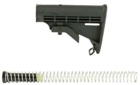 Spikes Tactical Coplete M4 Stock Kit Black Finish Includes ST-T2 Buffer Tube Spring Castle Nut End Plate