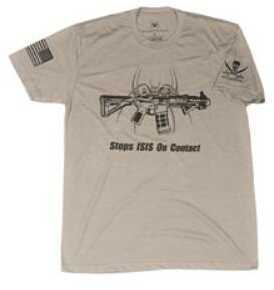 Spikes Tactical Stops ISIS Tee Shirt Medium Gray SGT1071-M
