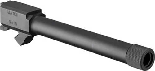 Springfield Xd-m Threaded Barrel 9mm Fits 4.5" Melonite Finish Black Xdm0901tb-kit