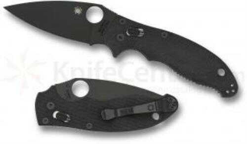 Spyderco Manix 2 Folding Knife Black Plain Blade CPM-S30V C101GPBBK2