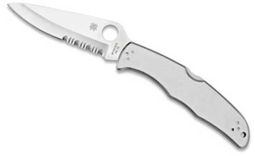 Spyderco Endura4 Folding Knife VG10/Satin Combo Clip Point Circle Thumb Hole/Pocket 3.75" Stainless Box C10PS