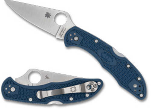Spyderco Delica 4 Folding Knife 2.9" Drop Point Blade 7.11" Overall Length CPM SPY27 Blade Steel Plain Edge Satin Finish