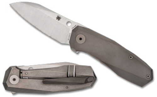 Spyderco TECNHO 3 Folding Knife 2.64" Drop Point Blade CTS XHP Blade Steel 6.32" Overall Length R.I.L. Lock Satin Finish