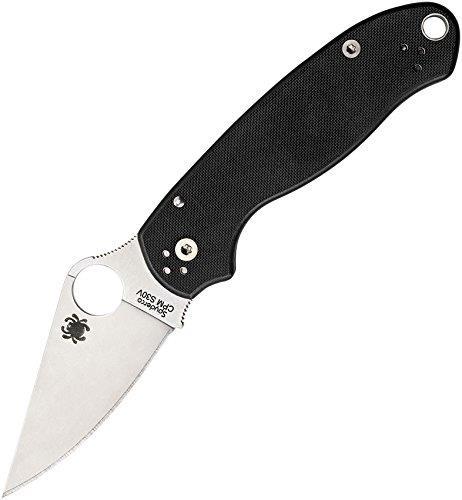 Spyderco Para 3 Folding Knife CPM-S30V Plain 2.95" Black G10 C223GP