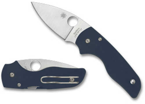 Spyderco Lil Native Folding Knife 2.42" Drop Point Blade CPM SPY27 Blade 5.89" Overall Length Compression Lock Satin Fin