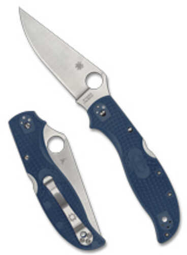 Spyderco Stretch 2 XL Folding Knife 3.99" Clip Point Blade 8.9" Overall Length CPM SPY27 Blade Steel Plain Edge Satin Fi