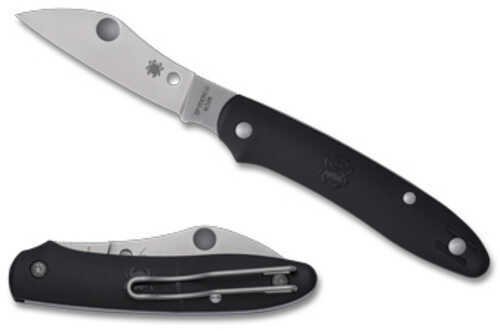Spyderco ROADIE XL Folding Knife 2.74" Sheepsfoot Blade M398 Blade Steel 6.51" Overall Length ClipJoint Lock Satin Finis