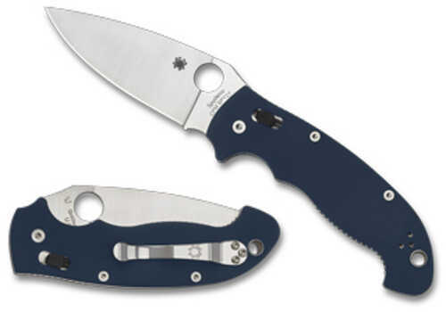 Spyderco Manix 2 XL Folding Knife 3.85" Drop Point Blade CPM SPY27 Blade 8.94" Overall Length Ball Bearing Lock Satin Fi