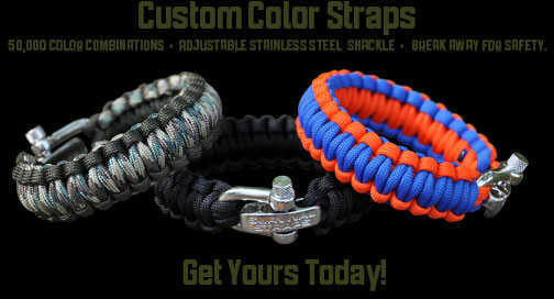 Survival Straps Paracord Small - 6.5" Bracelet Regular Stainless Closure Coyote Brown 201101358