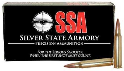 5.56mm Nato 20 Rounds Ammunition Silver State Armory 64 Grain Hollow Point