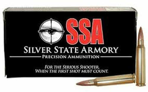 5.56mm Nato 20 Rounds Ammunition Silver State Armory 77 Grain Hollow Point