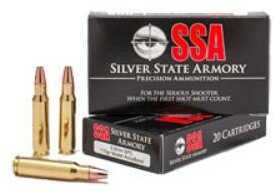 6.8mm SPC 20 Rounds Ammunition Silver State Armory 110 Grain AccuBond