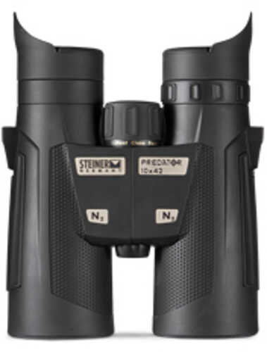 Steiner Predator Binocular 10X 42mm Objectives Matte Finish Black Neck strap Carry case Matte