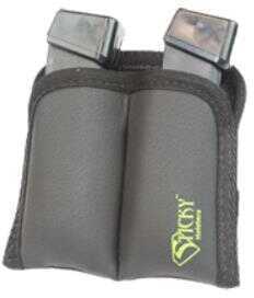 Sticky Holsters Dual Mag Sleeve Mag Pouch/Light Holder Ambidextrous Inside the Waistband or Pocket Black Finish DMS