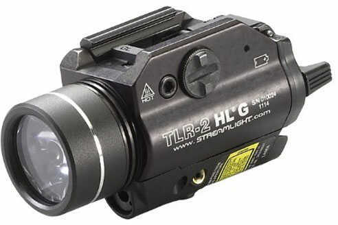 Streamlight TLR-2 HLG Tac Light w/laser Black Finish Includes Rail Locating Keys for Glock style 1913 Picatinny S&W 99/T