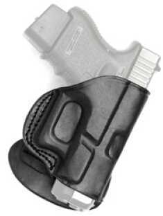 Tagua PD2 Paddle Holster Right Hand Black Glk 17, 22 Leather PD2-300