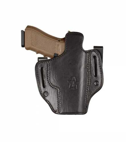 Tagua Crusader 2-in-1 Inside The Waistband/outside Holster Right Hand Leather Black Fits 5" 1911s Tx
