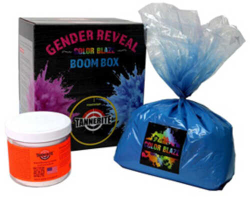 Tannerite Gender Reveal Kit Target 1 Pound 10 Pounds Color Blaze Powder Blue GRK -