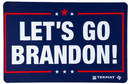 TekMat Let's Go Brandon Pistol Mat 11"x17" Includes Small Microfiber TekTowel