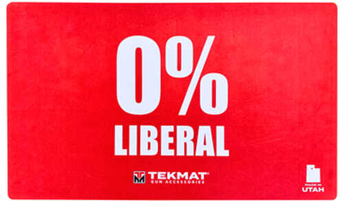 TekMat Door Mat Zero Percent Liberal Red 25"x42"