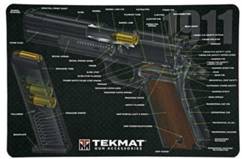TEKMat Cutaway PSTL Mat 1911 Blk R17-1911-CA-img-0