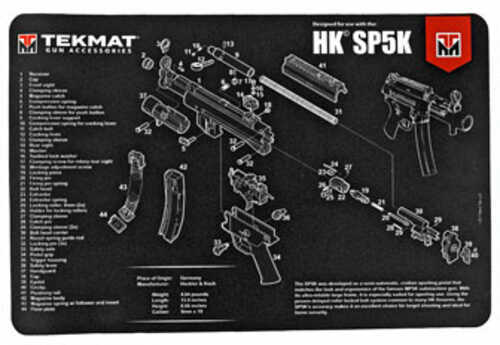 TEKMat Pistol Mat H&K SP5K R17-HK-SP5K-img-0