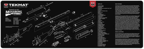 TekMat Mossberg Shotgun Mat 12"x36" Black Includes Small Microfiber TekTowel Packed In Tube R36-MOSSBERG
