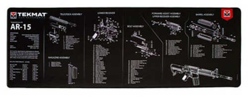TekMat Ultra Mat AR-10 Cleaning Mat Thermoplastic Surface Protects Gun From Scratching 1/4" Thick 15"x44" Tube Packaging