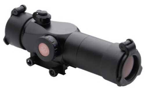 Truglo Triton Red Dot Picatinny Red/Green/Blue Reticle Colors 3 MOA Center Dot. Illuminated Ring represents 20" Circle a