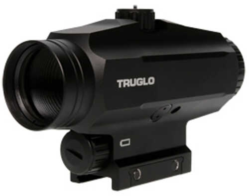 Truglo PR3 Prism Red Dot 1x32mm 6 MOA with Outer Ring Black Includes Lens Covers