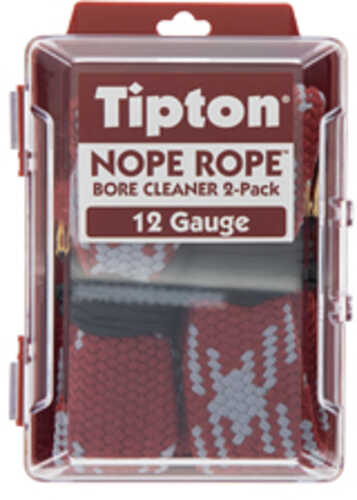 Tipton Nope Rope Bore Cleaner For 12 Gauge Barrels Red/Black