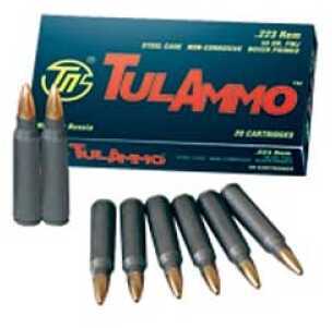 223 Remington 100 Rounds Ammunition Tula 55 Grain Full Metal Jacket