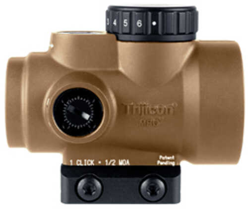 Trijicon MRO SD Green Dot 25mm Objective 2 MOA Dot Anodized Finish Coyote Brown Low Mount MRO-C-2200347