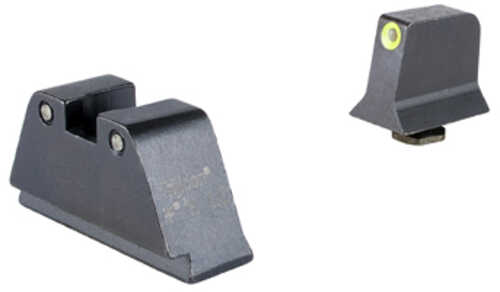 Trijicon Suppressor/optic Height Night Sights Yellow Front With Black Rear & Green Lamps For Glock 17 19 22 23 24 26 27