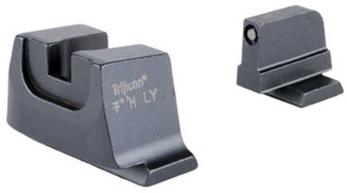 Trijicon Suppressor/Optic Height Night Sights Black Front with Metal Rear & Green Lamps Fits Smith & Wesson M&P C.O.R.E.